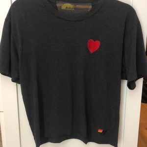 Aviator Nation Boyfriend Crop Tee